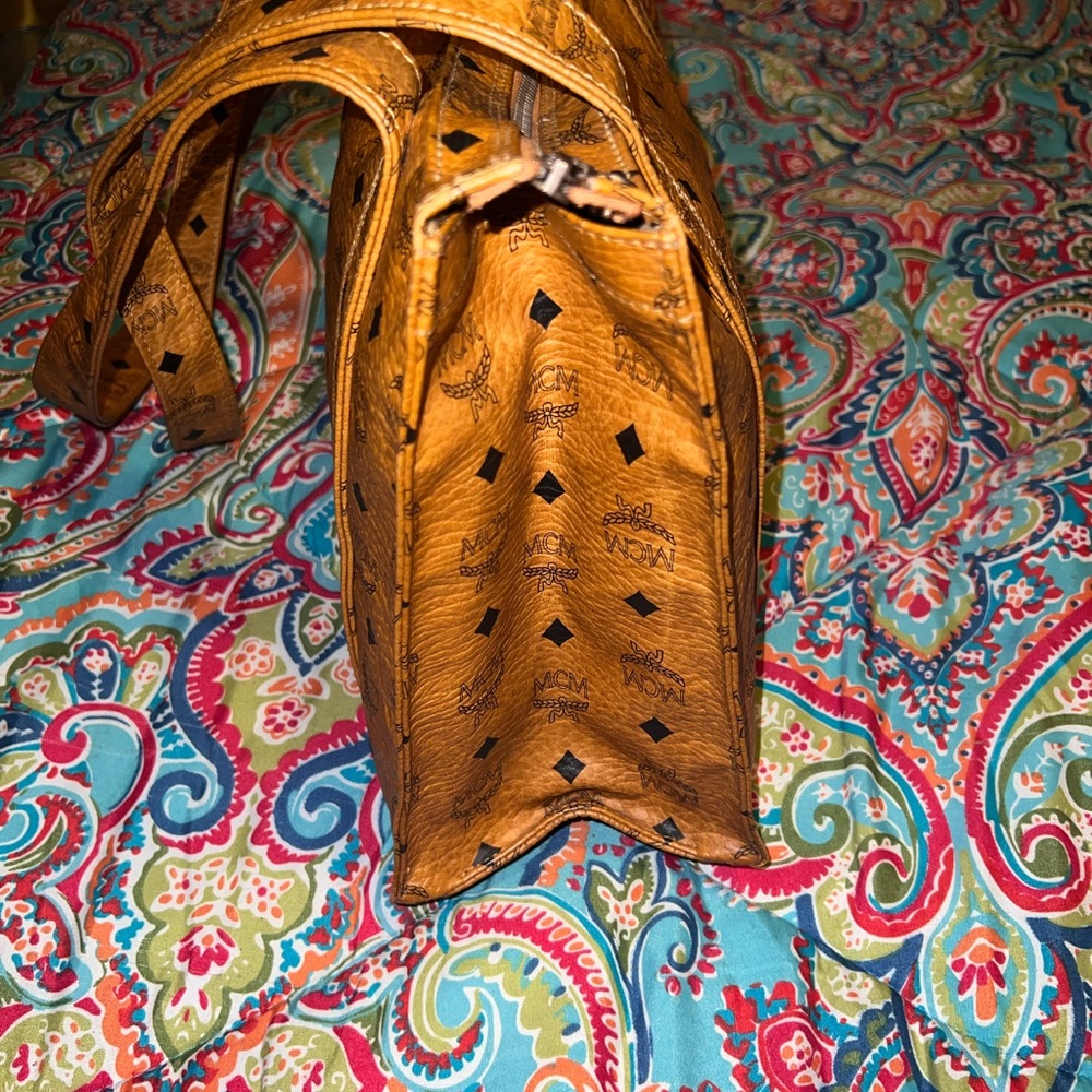 MCM🧡🤎Vintage Visetos Shopper Tote - Picture 3 of 8